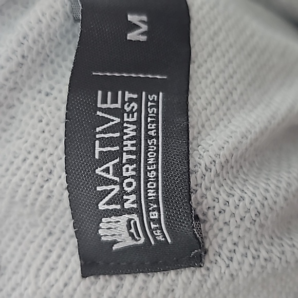 Native Northwest Haida Eagle Vision  Pullover Hoodie - Picture 5 of 7